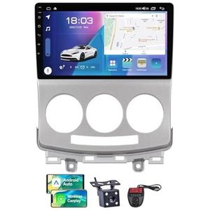 Android 13 QLED Autoradio voor Mazda 5 2 CR 2005-2010 - Ingebouwde DSP/Carplay/Android Auto - Camera + DVR - 9 inch 2 Din - Stuurbediening - FM AM RDS DAB Radio - Bluetooth 5.0(NF-6)