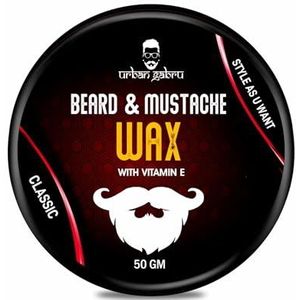 urbangabru Baard- en snor wax voor sterke grip, 50 g