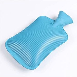 DieffematicRSD Warmwaterkruik 1 Pcs 2000 ML Draagbare Warmwaterkruik Kleur Dik Water Hot Accessoire Water Willekeurige Zakken Hot Bottle Rubber Kleur Huis (Color : Blue)