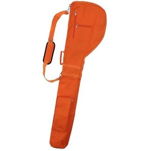 Golfreistas 127 cm Golftraining Praktijk Pouch Bag Golf Travel Case Carry Protector Golfclub Cover met handvat en riem Nylon Golftassen (kleur: oranje)