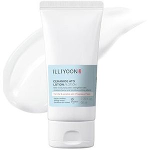 ILLIYOON Ceramide Ato Lotion 68ml Versterkt en herstelt de huidbarrière met soja-ceramide, droge en gevoelige huid, Zachte vochtinbrengende voor baby's en volwassenen Veganistisch, Zonder parfum