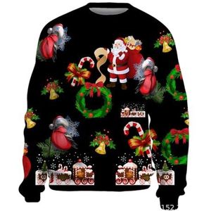 MYLLJBD - Kerst Sweatshirt - O-Hals - Lange Mouwen - Print