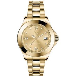 Ice-Watch - ICE steel Gold shiny - Gouden dameshorloge met metalen armband - 016777 (Maat M)