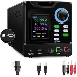 RS232/USB programmeerbare DC-voeding Variabele, instelbare schakelende gereguleerde DC-bankvoeding Geheugenopslag, uitgang, software-pc voor laboratorium, test defecte motor, reparatie(30V 10A 300W)