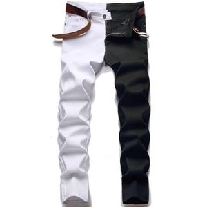 Normale Zomerjeans For Heren, Slim Fit Jeans Met Rechte Ritssluiting En Modieuze Knopen Met Meerdere Zakken For Heren, Thermische Broeken (Color : B, Size : 3XL)