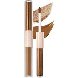 Dubbele kop glitter goud roze oogschaduwpotlood 2 in 1 parelachtige matte oogschaduwstick Shimmer contourschaduwpen oogmake-up (Size : 06)