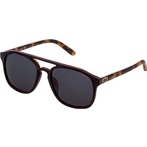 Lozza Mod. SL4252 Shiny Havana zonnebril, volwassenen, uniseks, meerkleurig (meerkleurig), eenheidsmaat