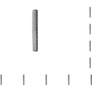 10 Set Van Mannen Vrouwen Haarstyling Kam Kappers Haarknippen Kammen Handheld Fijne Brede Tand Haarborstel Supply Voor Barbershop Zwart