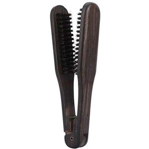 ANGREK Dubbele Borstels Professionele Kappers Kam Houten Anti-statische Haar Straightener Tool Haarborstels DIY voor Salon, Barber Shop