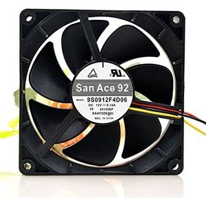 LMNCBVYA 9S0912F4D06 12V 0.14A 9025 9CM High-Performance Cooling Fan for PC and Electronics