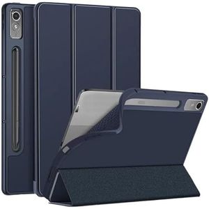 Geschikt for Lenovo Xiaoxin Pad Pro 12.7 ""P12 12.7"" Tablet Case Vouw PU Lederen Schokbestendige Cover Smart Case (Color : Dark blue, Size : For Lenovo P12 12.7 inch)