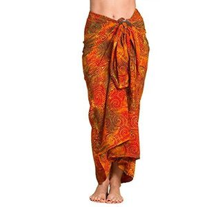 PANASIAM Sarong B010 Orange tones, XL