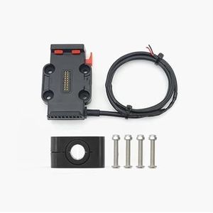 Telefoon Navigatiebeugel Voor BMW Voor R1250GS Voor ADV Voor R1200GS Voor S1000XR Telefoon Navigatie Beugel Draadloze Charing 12mm 16mm 22mm GPS-navigatiebeugel (Kleur : Red -12MM)