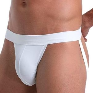 NJUDE Sexy Ondergoed Mannen Jockstrap Lage Taille Katoen Homo Man Onderbroek Bikini Mannelijke Slips Mannen Lingerie