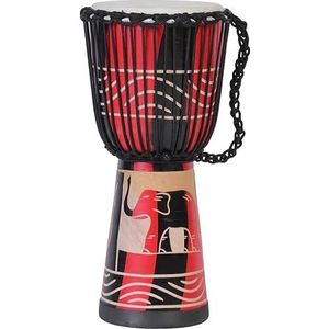 60cm Professionele Djembe Drum Bongo Drum Bush Drum Percussie Afrika Carving - (Zeer goed instrument voor dames en tieners goede bas)