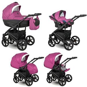 Baleo by SaintBaby Wild Berries BA-2 3-in-1 kinderwagen optioneel in 3-in-1 of 4-in-1 met babyzitje