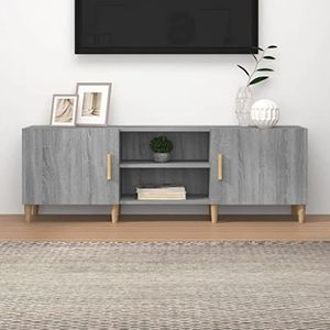 TV Kast Grijs Sonoma 150x30x50 cm Engineered Wood
