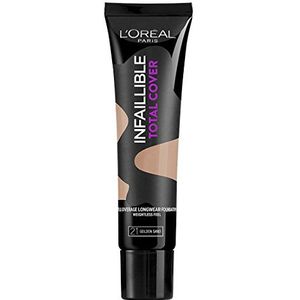 L'Oréal Paris Infallible Total Cover Foundation 35g - 21 Golden Sand
