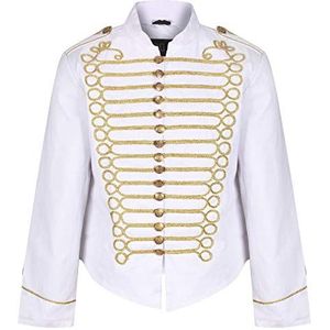 Ro Rox Steampunk Napoleon Officier Parade Jacket voor heren