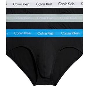 Calvin Klein Heren slips (Pack van 3), B-grijs Heather, Wht, Palace Blue Wbl, L