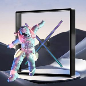 65Cm 3D Hologram Led Fan Projector (Bluetooth/Afstandsbediening), App-Bediening - Tijd/Helderheid/Hoek, Voor Winkel, Bar, Kerst Halloween Feest Reclame Display Evenementen,Landing