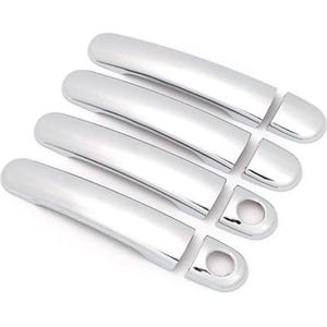 Auto Exterieur Deurklink Covers Accessoires Voor Seat Voor Leon MK1 Voor Toledo Voor Ibiza Voor Altea Voor Arosa Voor Cordoba 1997-2017(Zilver,1)