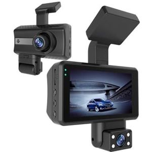 Dashcam Dashcam Voor- En Achtercamera AUTO-DVR Autovideorecorder Voertuig Black Box FULL HD 1080P Nachtzicht Bestuurdersrecorder Autocamera