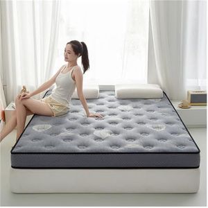 Matras Van Volledige Grootte, Latex Sponsmatras, Verdikte En Warme Tatami-matras For Slaapkamer, Enkele Matras In Studentenflat, Gemiddelde Hardheid (Color : Gray, Size : 80 * 190CM*9CM)