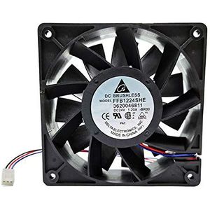 Delta FFB1224SHE-BR00 Converter Wind Fan,12038 12CM DC24V 1.20A inverter fan