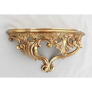 Artissimo Barok Wandconsole, Spiegelconsole Cp 67Gold, 38 cm x 20 cm x 16,5 cm, Goud