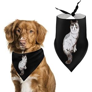 Ragdoll Katten- en hondenbandana's, huisdiersjaal, verstelbare driehoek voor katten, zachte zakdoek voor kleine, middelgrote en grote puppy's