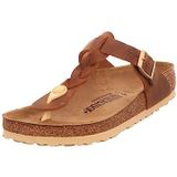 BIRKENSTOCK Dames Gizeh Braided Sandalen, cognac, EU 38