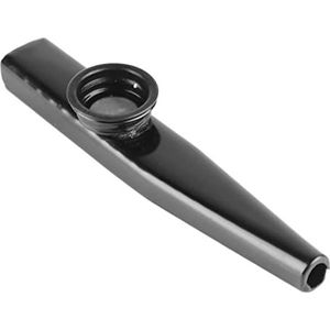 Metalen Kazoo, Slijtvaste Kazoo Fluit Gift Gitaar Partner Aluminium Voor Prestaties (Zwart)