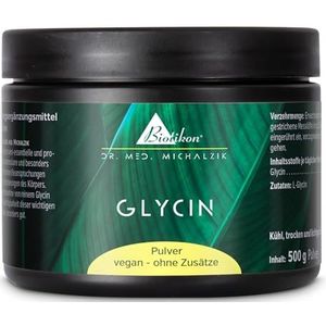 Glycine poeder volgens Dr. med. Michalzik vrij van additieven van BIOTIKON®