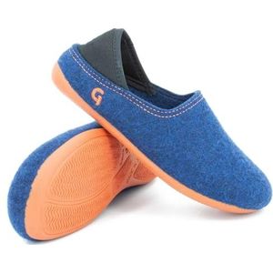 Gottstein Vilten pantoffels Wool Slip-On Kids, Re Midnight Orange, 28 EU