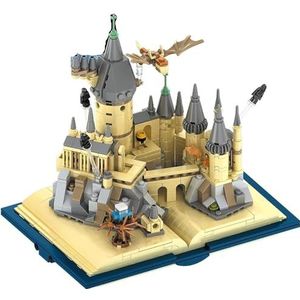 SPIRITS Middeleeuws kasteel magisch boekbouwset for jongens, Creator Modulair huisarchitectuur bouwpakket, verzamel- en displaymodel, kerstverjaardagscadeaus for jongens meisjes volwassenen 41108