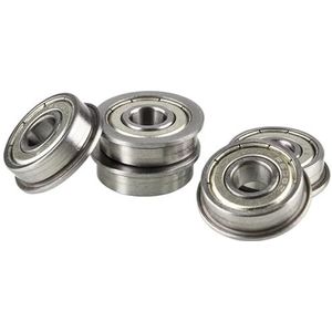 1 stuks hoge snelheid miniatuur flensbeker met rand lager F604 605 606 607 608 609ZZ (F604ZZ 4x12x4mm)