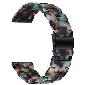 ENICEN Hars Watch Band Compatibel met Fitbit versa 3 / Fitbit Sense Smart Polsband Accessoires Dames Mannen Hars Armband Strap for Fitbit Sense (Color : Blue flower)