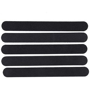 Nagelvijl 5 Stks Dubbelzijdige Ronde Kop Voor Salon Nail Art - Zwart Slijpen en Polijsten Tool - Stevig en Slijtvast