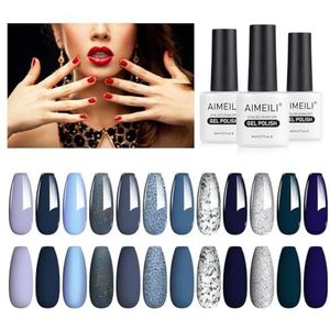 AIMEILI Gel Nagellak Set Soak Off UV LED Gel Polish Van 12 X 8 ml - Gift Kit 13
