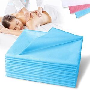 Wegwerp Lakens Waterdichte Bed Cover voor SPA Tattoo Massage Tafel Hotels Niet Geweven Stof 31 ""x 67"" Wit 20 Stks-Blauw