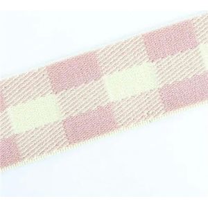 Elastiekjes 25 mm multirole rubberen band camouflage rooster streep elastisch lint naaimateriaal voor shorts rok trouse 1 meter-roze geel-25mm-1M