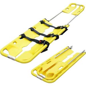 Draagbare brancard, Plastic Scoop brancard, multifunctionele medische noodgevallen brancard, verstelbare lichtgewicht aluminium EMS medische noodgevallen brancard EMT medische wervelkolom Board
