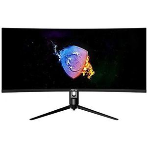 MSI 34 inch 3440 x 1440 (UWQHD), PC-scherm Freesync, 100 Hz, 1 ms, 250 cd/m2, Mystic Light