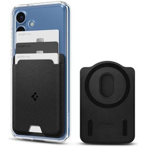 Spigen - Urban Fit - Kaarthouder - Zwart - Nylon - Maximaal Drie Pasjes