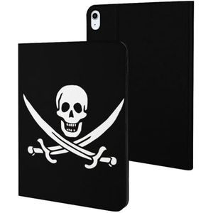 Piraat Vlag Hoodies Schedel Sweatshirts Skullandswords Case Compatibel Voor iPad 10 (10.9 inch) Slim Case Cover Beschermende Tablet Gevallen Stand Cover