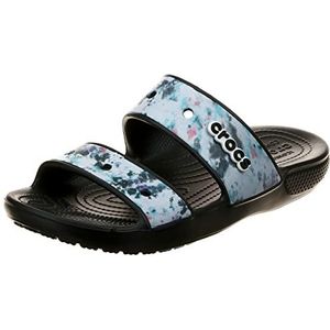 Crocs Klassieke sandalen voor volwassenen, uniseks, Multi Black, 37/38 EU