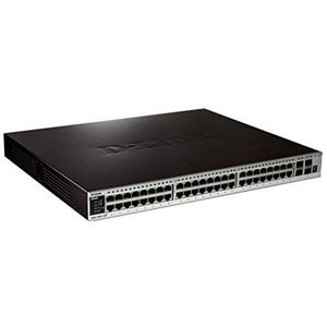 D-Link DGS-3420-52P netwerk-switch Managed L2 Power over Ethernet (PoE) Zwart