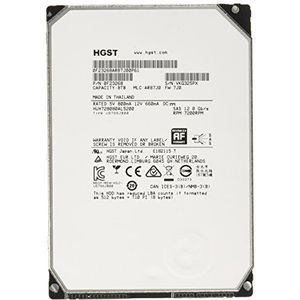 HGST, a Western Digital company ULTRASTAR HE8 8000 GB 128 MB 7200 RPM SAS ULTRA 512E ISE 128 MB cache 3,5-inch interne kale of OEM-schijven 0F23268