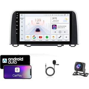 Android 13 Dubbel Din Auto Stereo Touchscreen Auto Stereo Voor Honda CR-V 2016-2018 Met Bluetooth GPS Navigatie WiFi FM Radio USB/SWC/Plug en Play Ondersteuning Carplay&Android Auto(4 Core Wifi 1G+32G